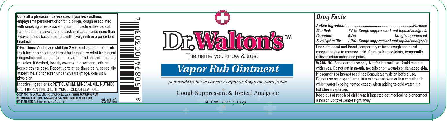 DR WALTONS VAPOR RUB